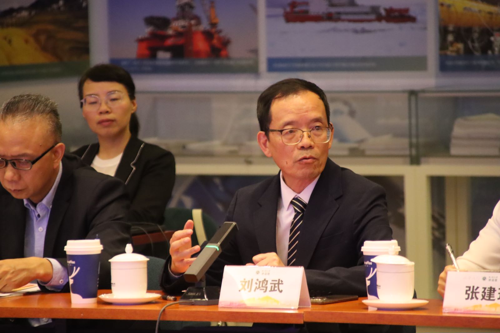 浙江师范大学非洲研究院院长刘鸿武发言。主办方供图